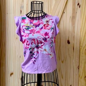 Pretty pink flower shirt